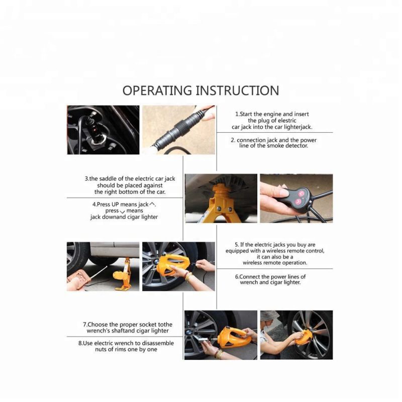 Electric Car Jack 3Ton Electric Scissor Jack Auto Lift Scissor Jack ...